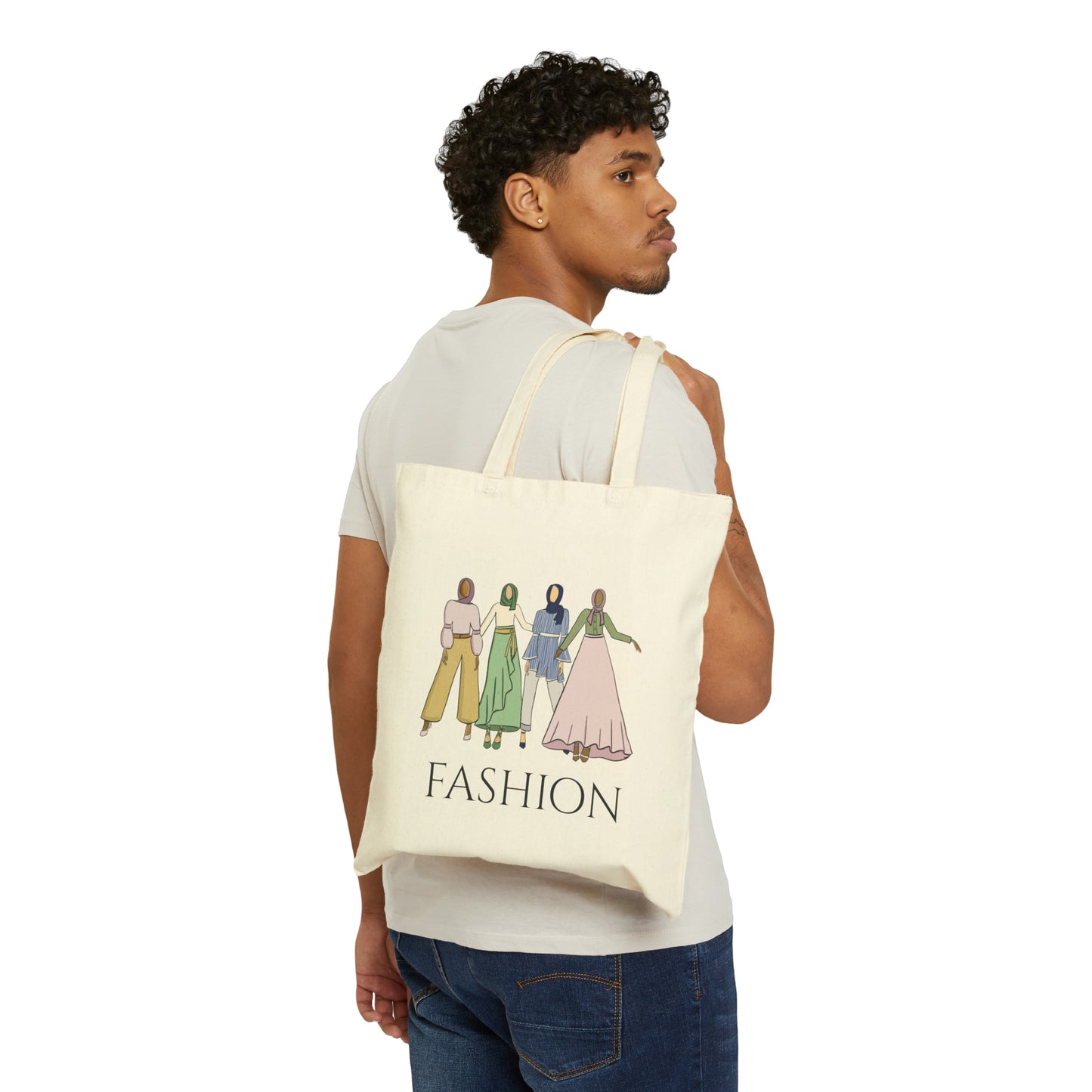 Tote Bag - Modest Hijab Fasion Cotton Canvas