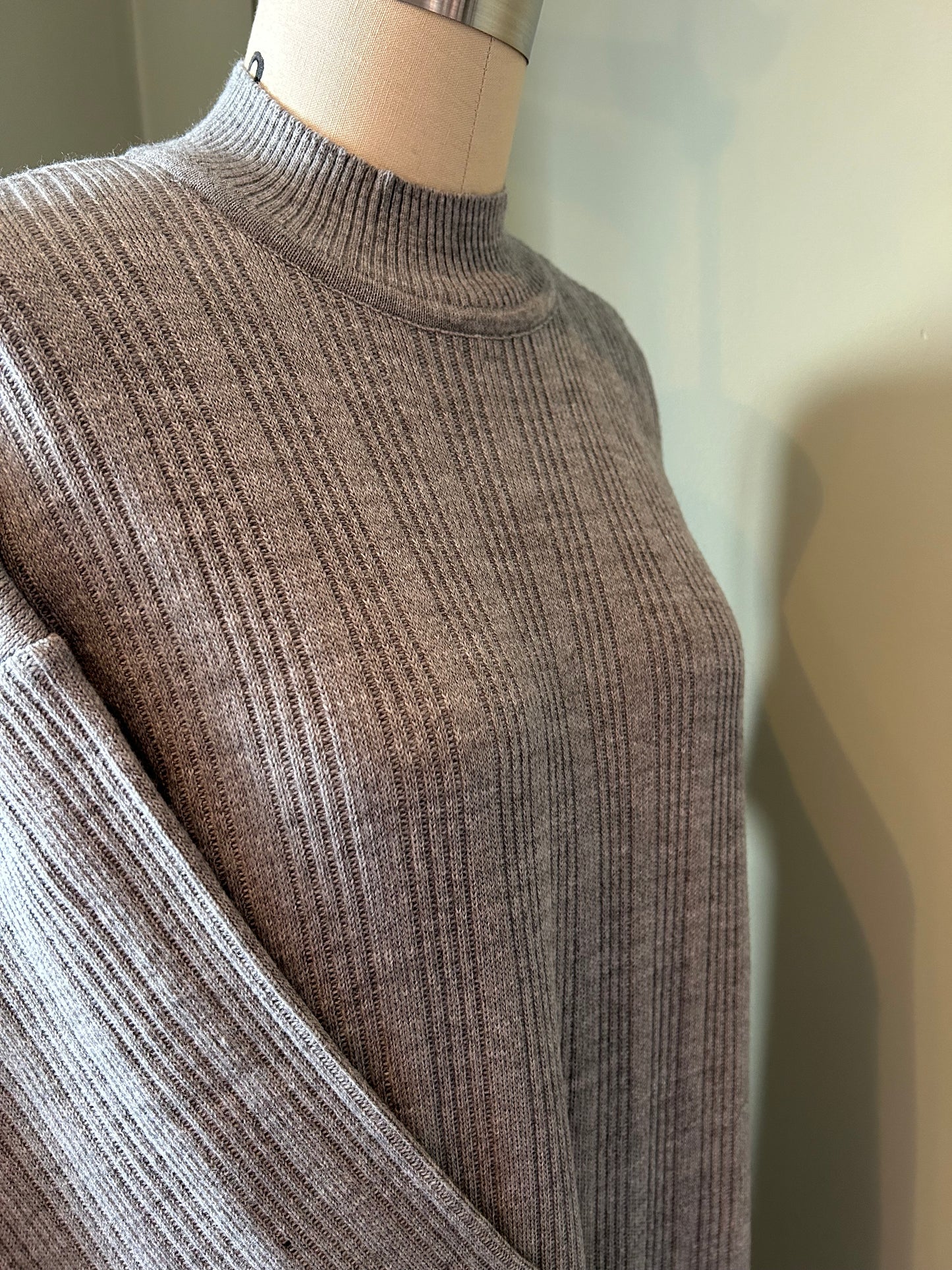 Sweater Dress Set Gray