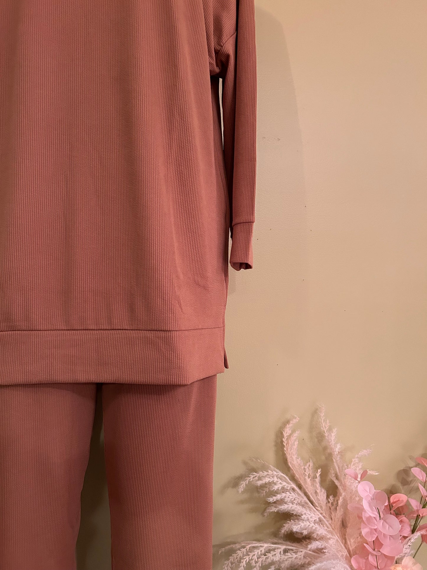 2 Piece Ribbed Set - Chai