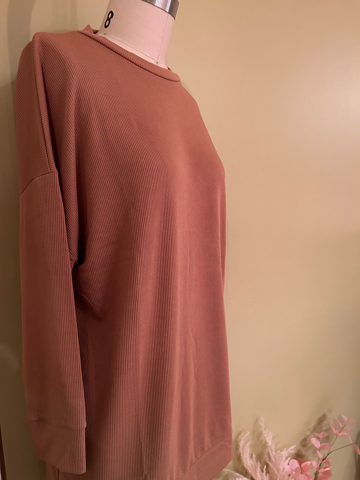 2 Piece Ribbed Set - Chai