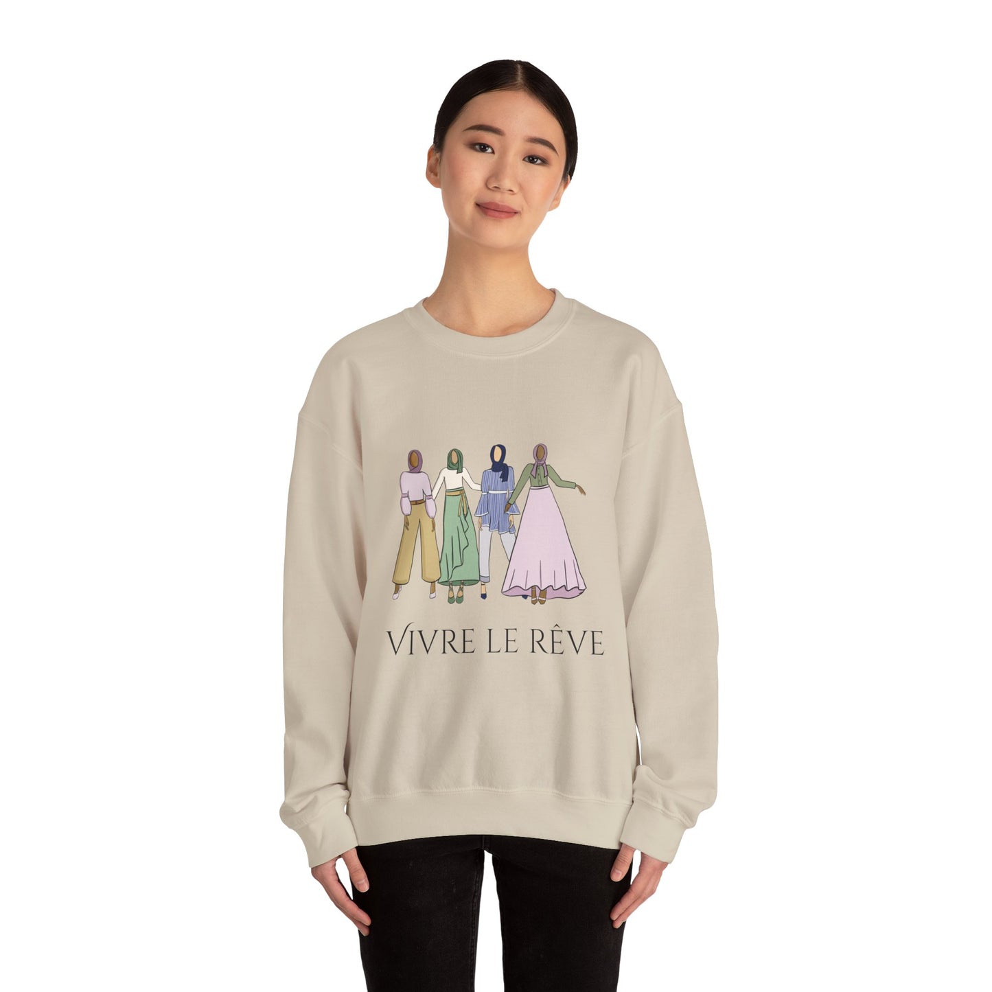 Sweatshirt - Modest Hijab Fashion Heavy Blend™ Crewneck Sweatshirt