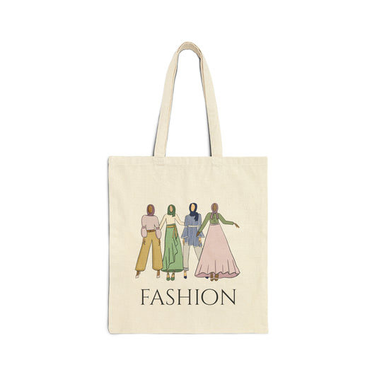 Tote Bag - Modest Hijab Fasion Cotton Canvas