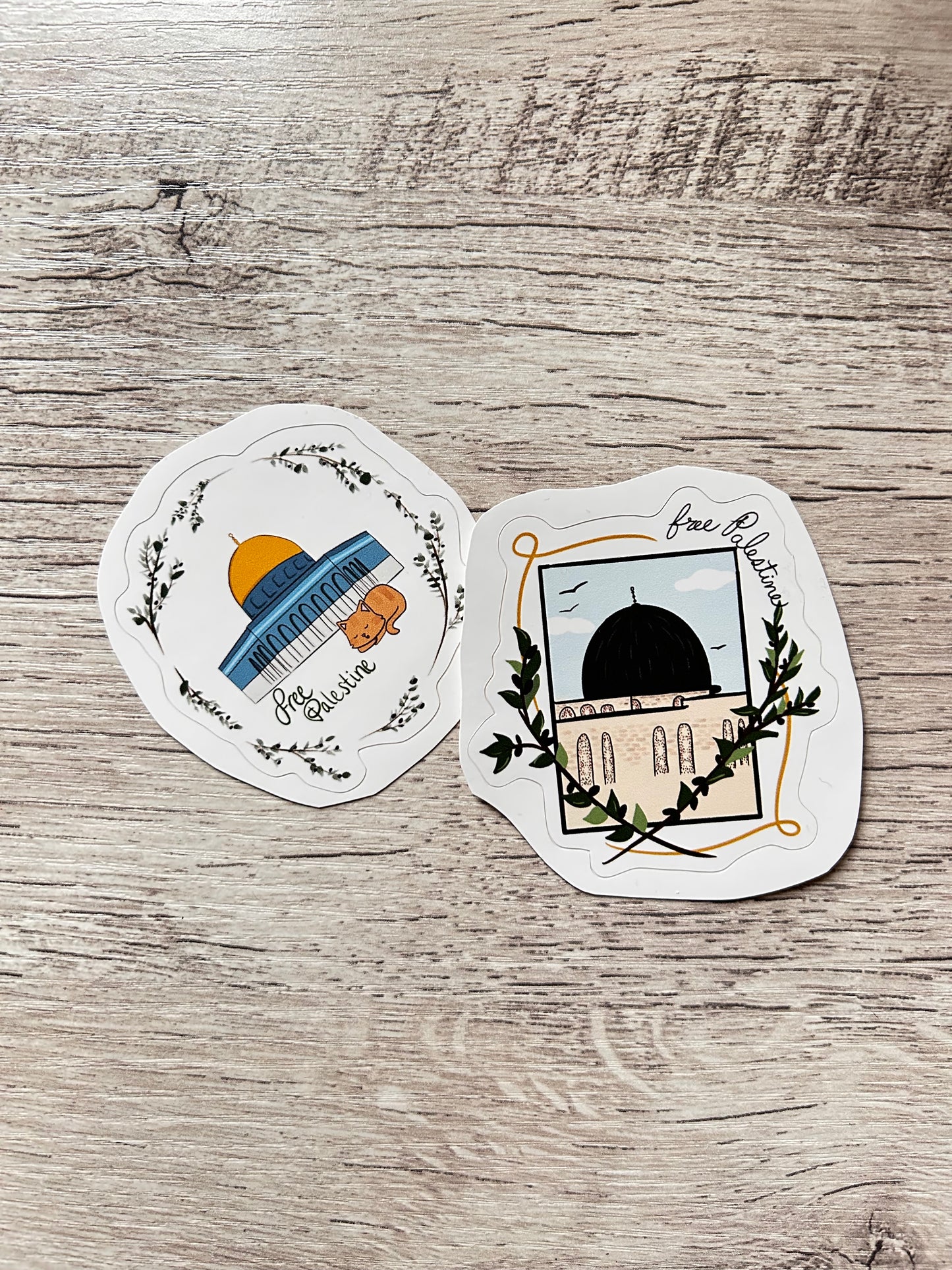 Stickers - Free Palestine Dome of the Rock Masjid Al Aqsa Waterproof