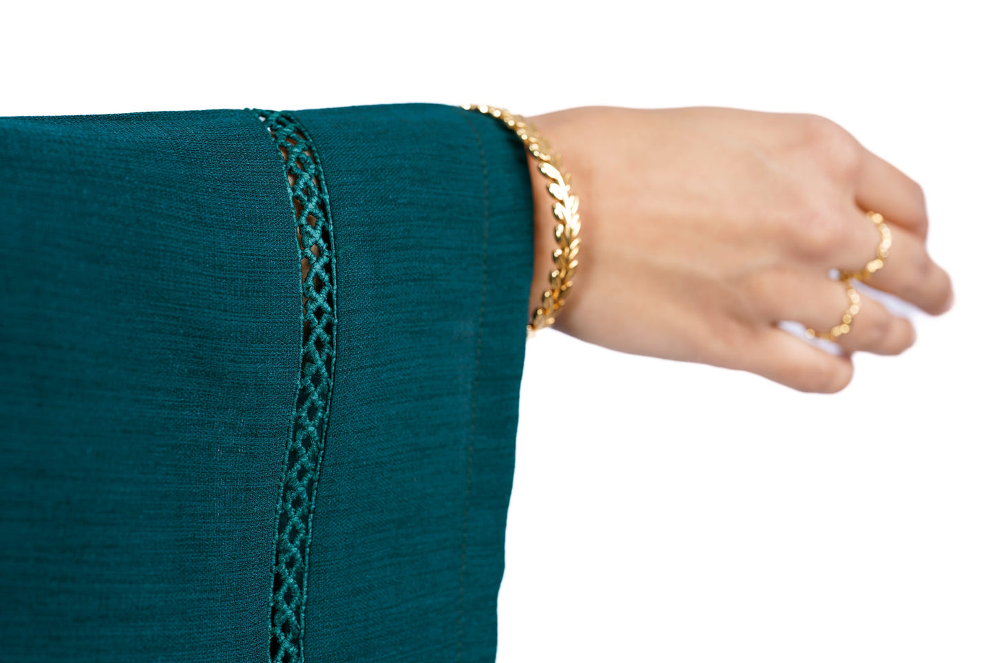 2 Piece Lace Cardigan Set - Teal